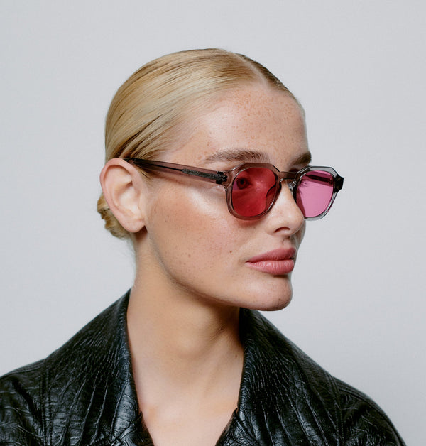 Zan / Grey Transparent & Rose Lens - Shade Files